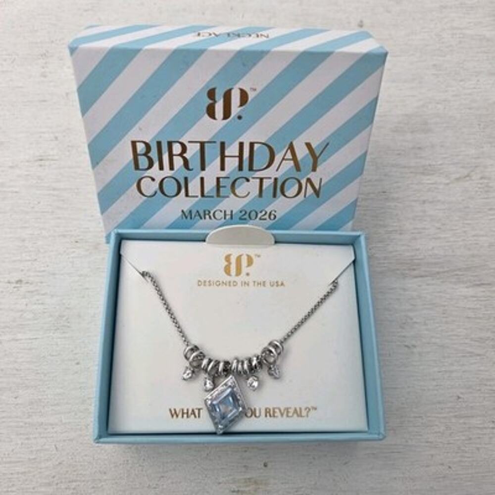 Bomb Party NK83538 Her Angelic Glance March 2026 Aquamarine Necklace